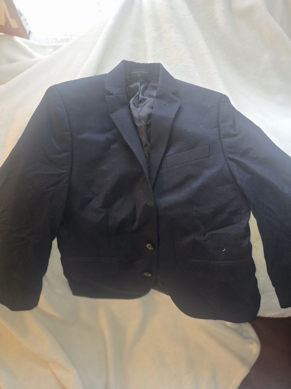 Lauren Ralph Lauren Black Girls' Two-Button Blazer